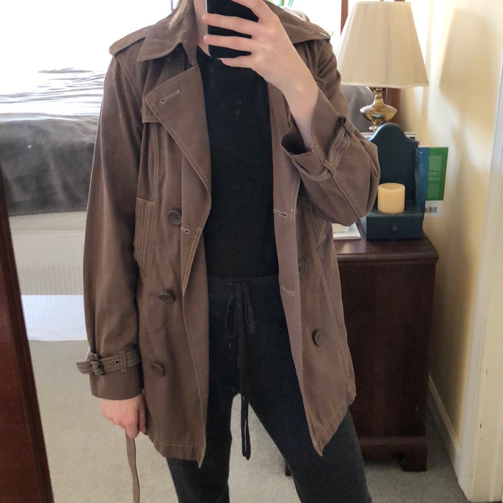 Gap | Premium Dark Khaki Trench Coat